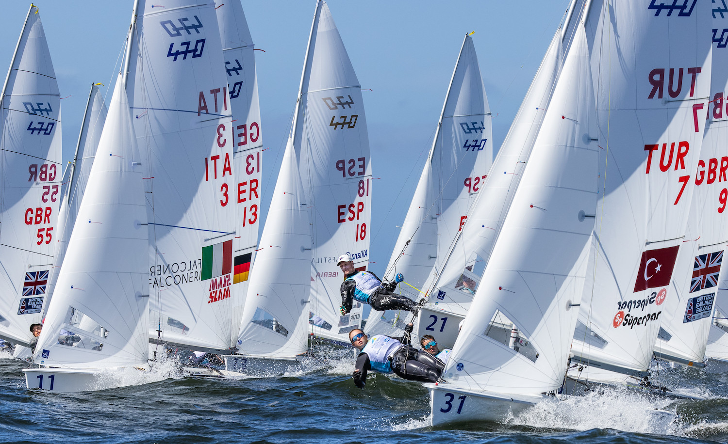 OLYMPIC PLACES AT STAKE AT 470 WORLDS IN PALMA